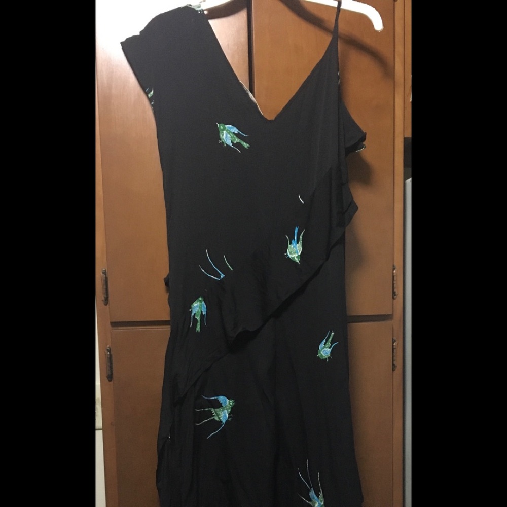 DianeVonFurstenburg caplike&spaghetti SleevesDress